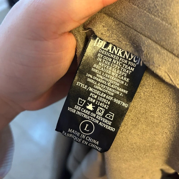 BLANK NYC CLOUDNINE FAUX SUEDE JACKET - Picture 4 of 4